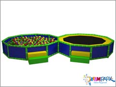 40090  - Soft Play Oyun Havuzu + Trambolin